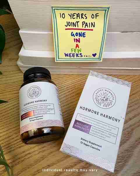 Joint pain angle: the ad opens on the symptom, not the product.